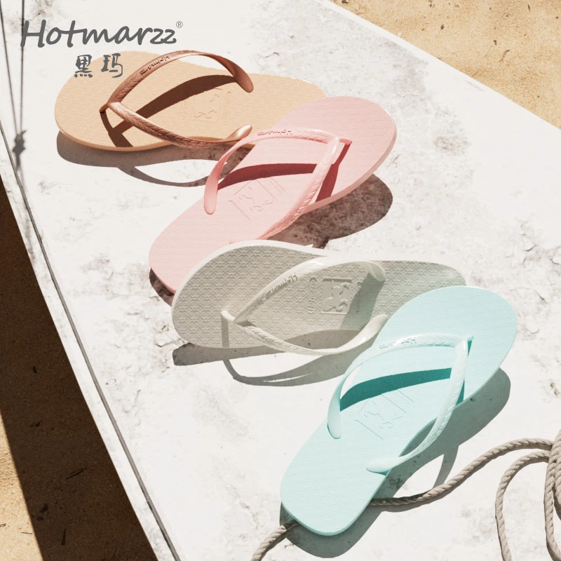 hotmarzz/黑玛外穿人字拖女款夏季休闲耐磨夹脚防滑外穿凉拖沙滩