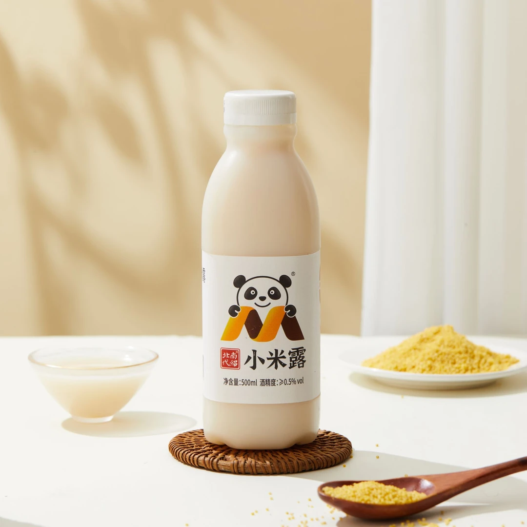 南绍北代 0.5度小米米露发酵米酒微醺米酒低度酒500ml