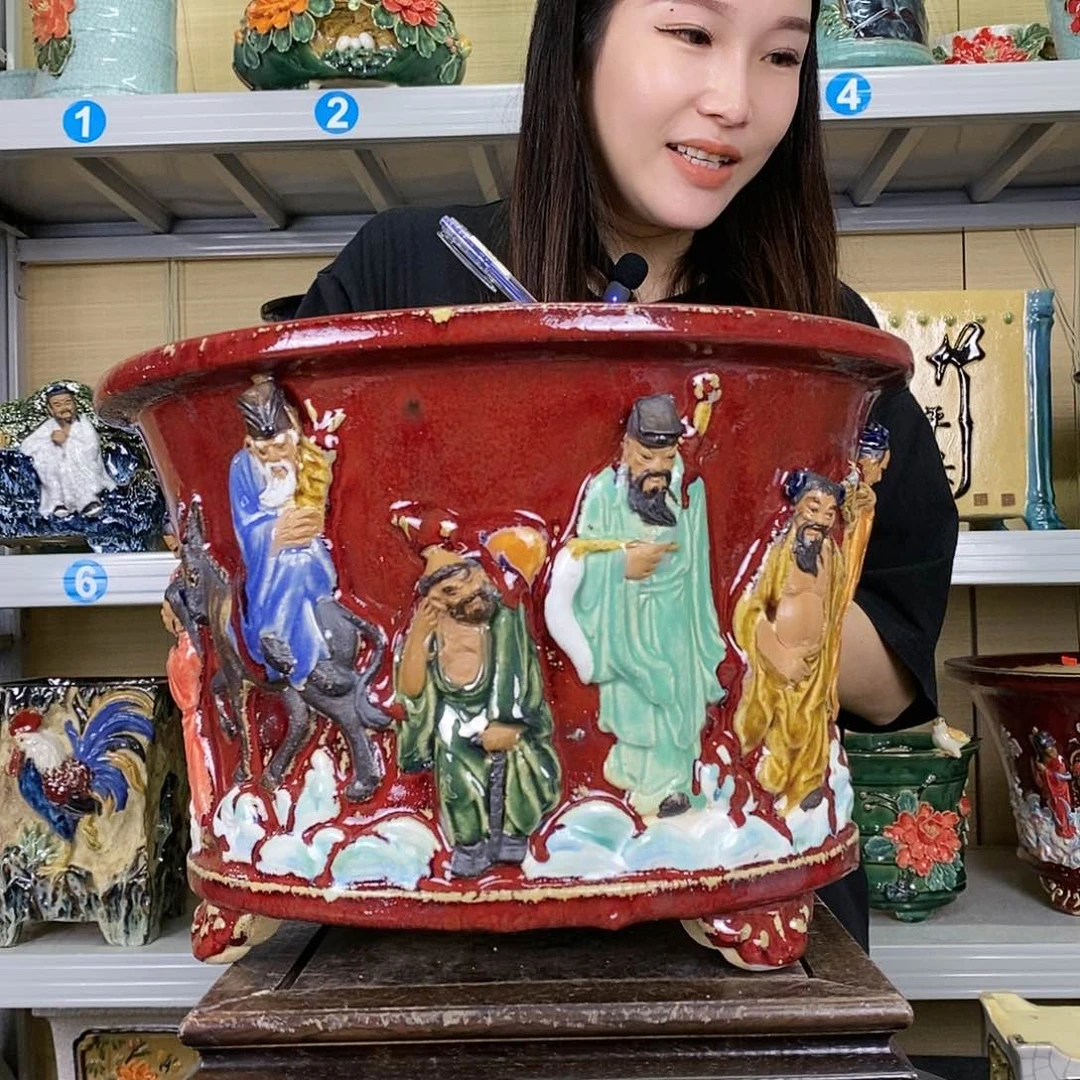 红陶X****ㅤ石湾盆石湾盆