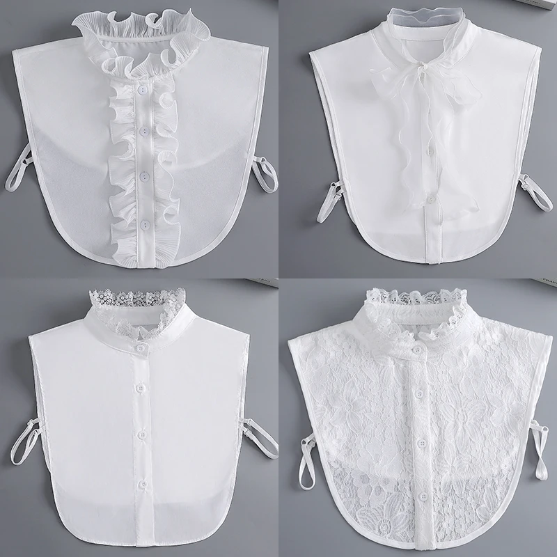 蕾丝假领子女百搭假领毛衣衬衫秋冬装饰春季多功能打底衫韩版衣领