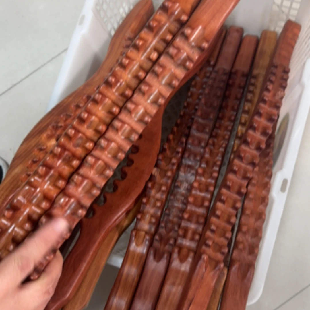 孙善升檀木（短龙）龙棍擀筋棍疏通肩颈美容开背