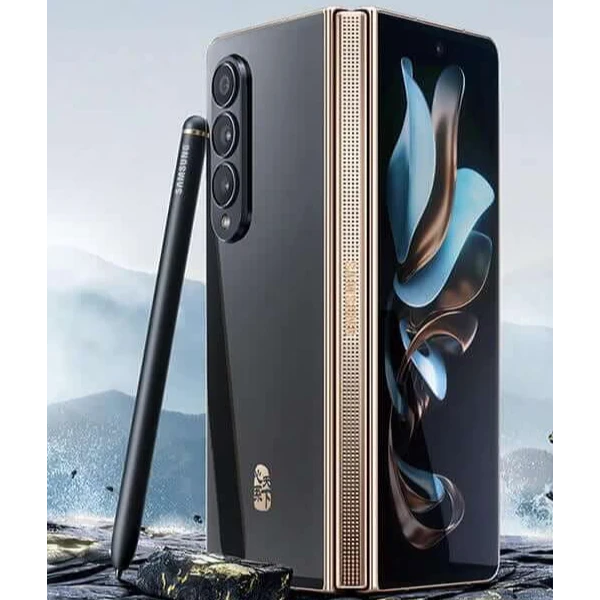 95新 Samsung/三星 W23 5G折叠非凡陶瓷尊奢铰链 瑰丽边框 熠金黑