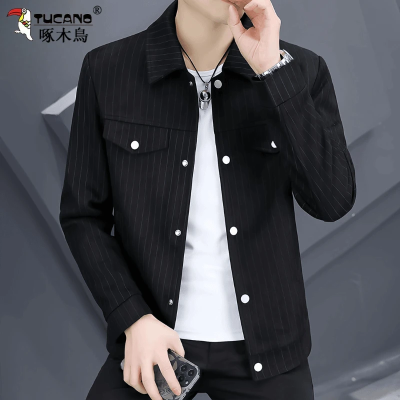 TUCANO/啄木鳥春秋季男士商务夹克休闲外套时尚帅气韩版翻领潮流