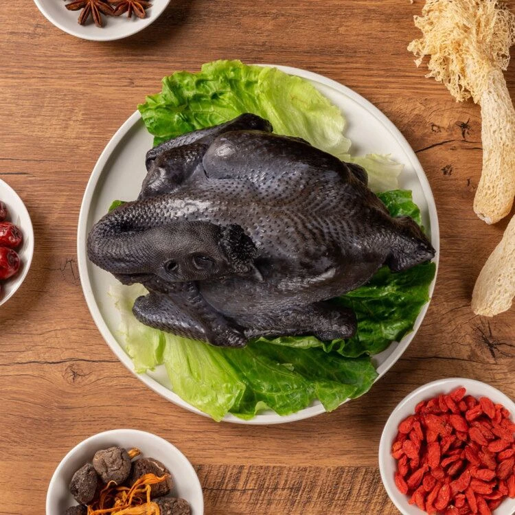 【百食轩】新鲜乌鸡 煲汤炖汤 京东顺丰 950g*3只