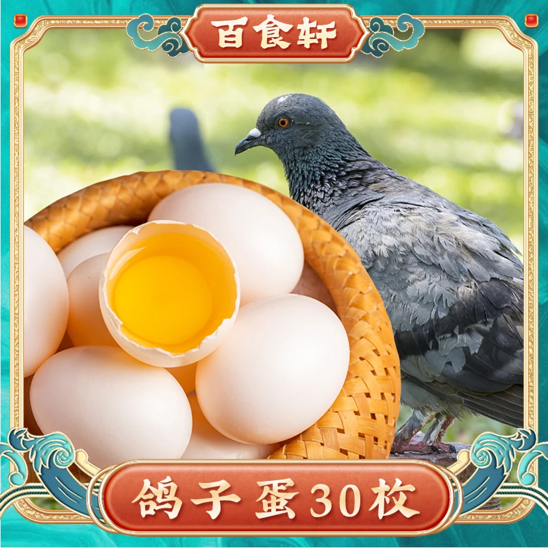 【官方品质】精选鸽子蛋农家包邮生鲜土特产新鲜30枚480g