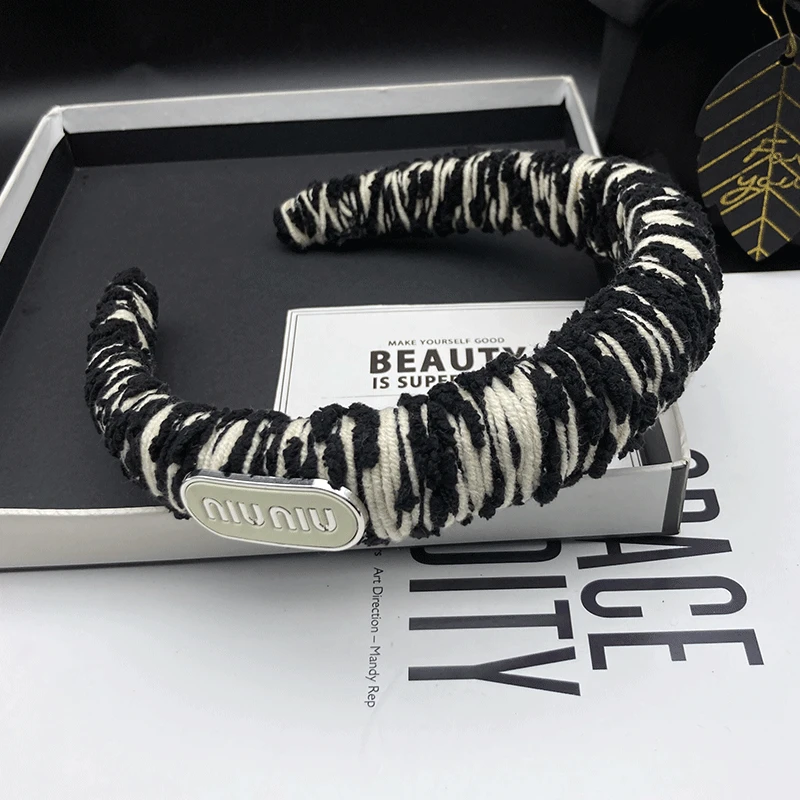 布艺发饰新款韩系时尚高颅顶发卡发箍女百搭气质外出压发洗脸头箍