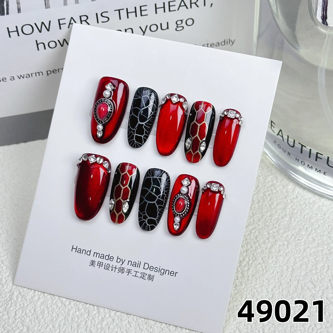 原创：中椭圆 23mm 编号 49021 纯手工穿戴甲