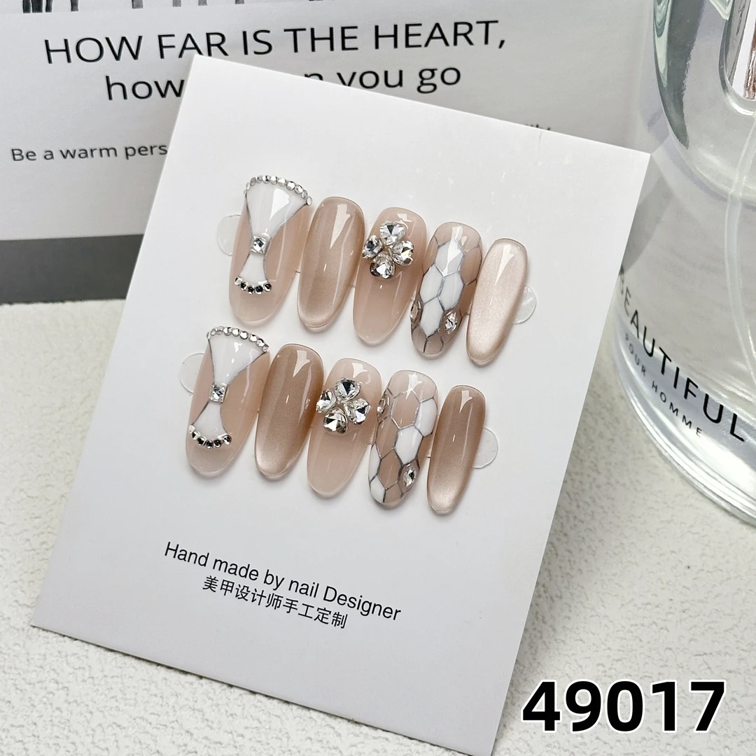 原创：中椭圆 23mm 编号 49017 纯手工穿戴甲