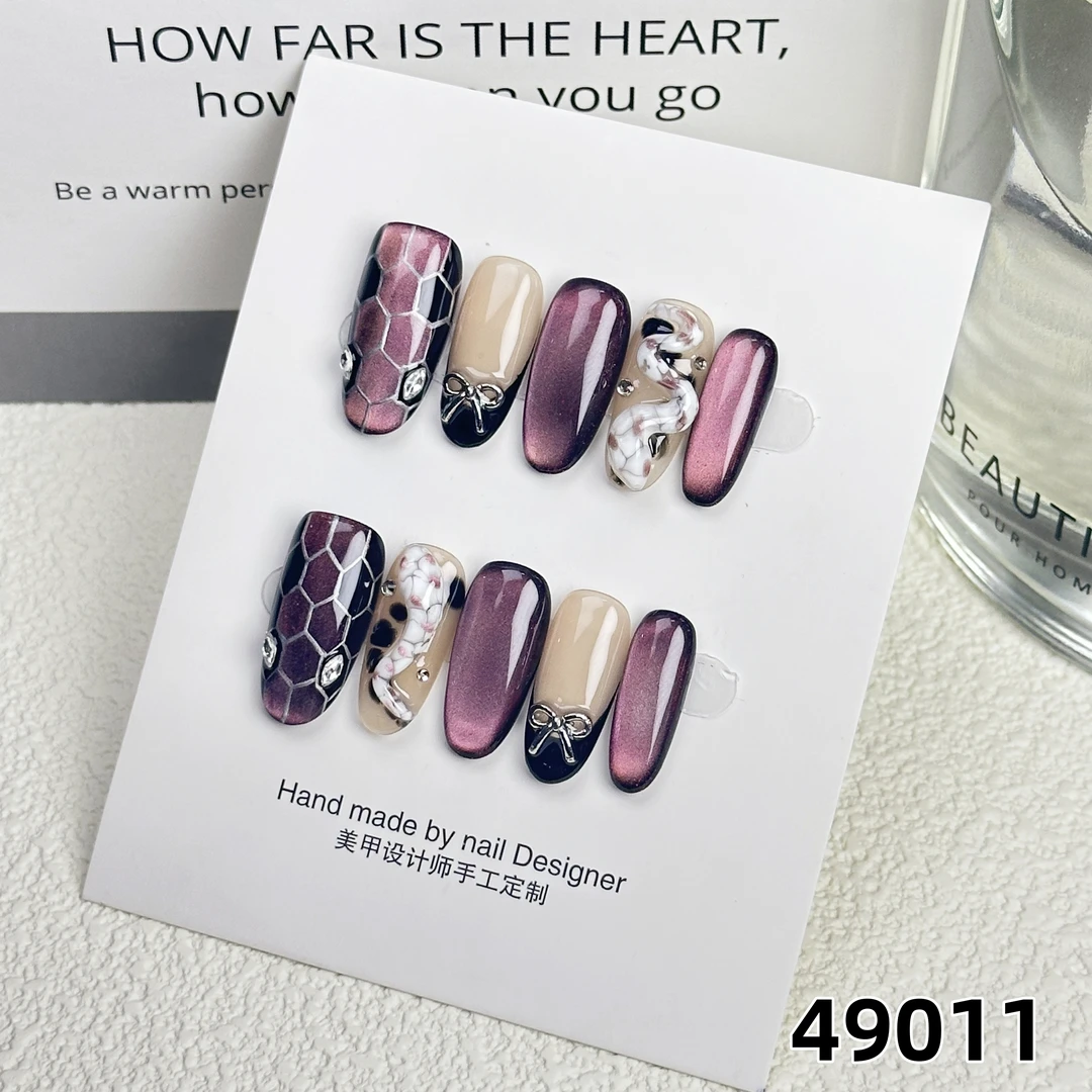 原创：中椭圆 23mm 编号 49011 纯手工穿戴甲