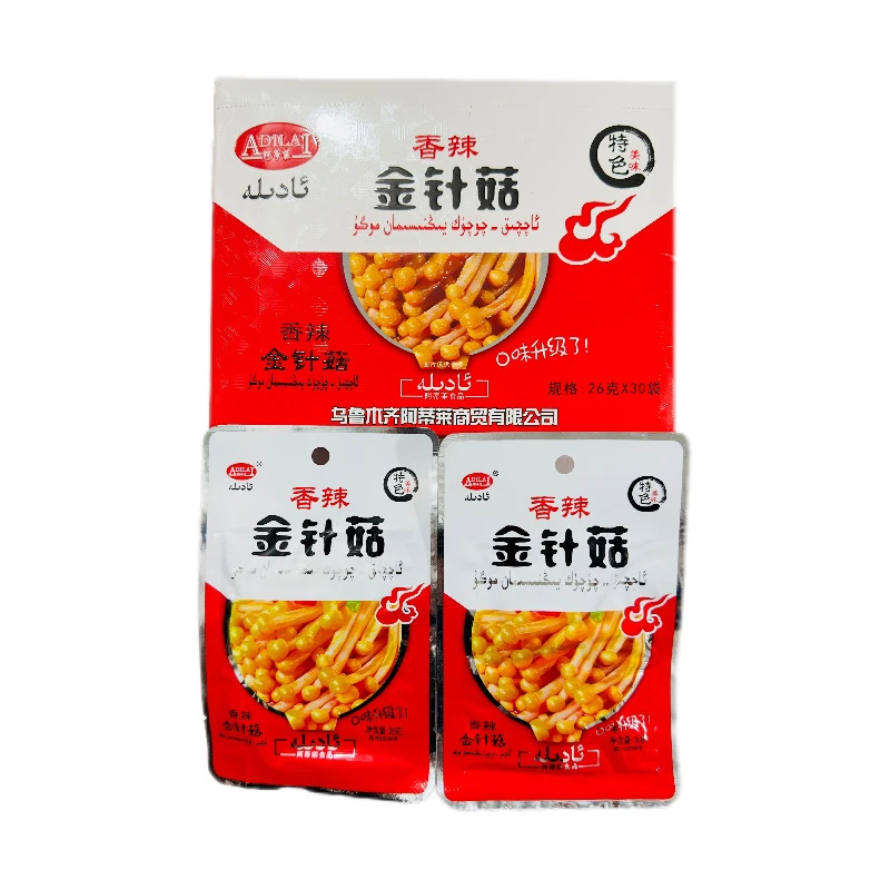 阿蒂莱金针菇开袋即食26克香辣食用特色