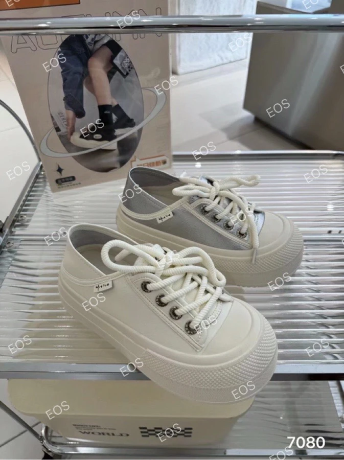 丑萌厚底面包鞋7080