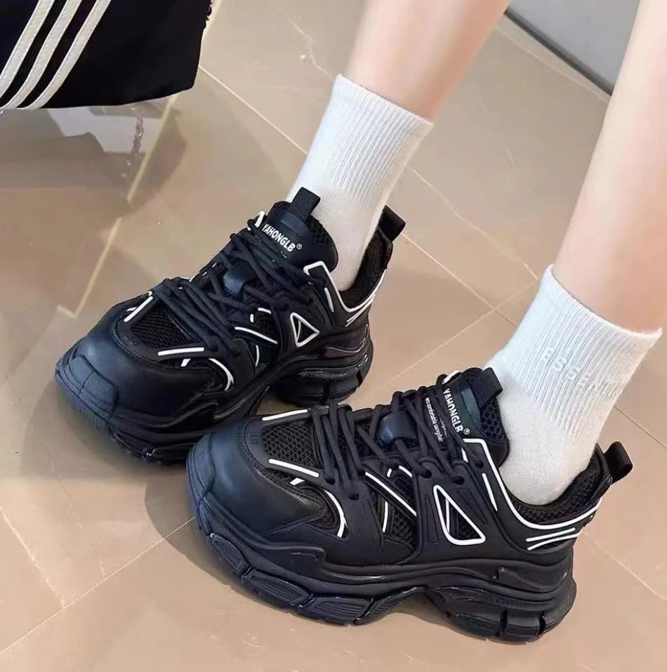 2023秋新款厚底透气运动休闲跑步鞋8650