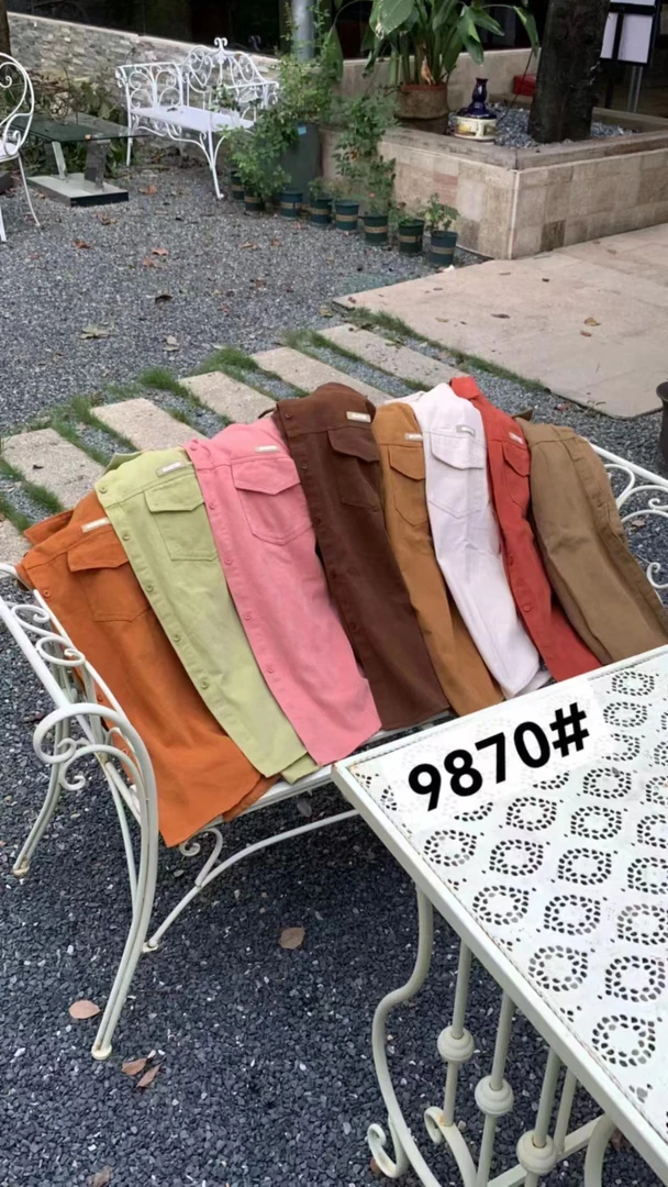 【XIAO XUE】时尚百搭秋款牛仔水洗磨毛外套