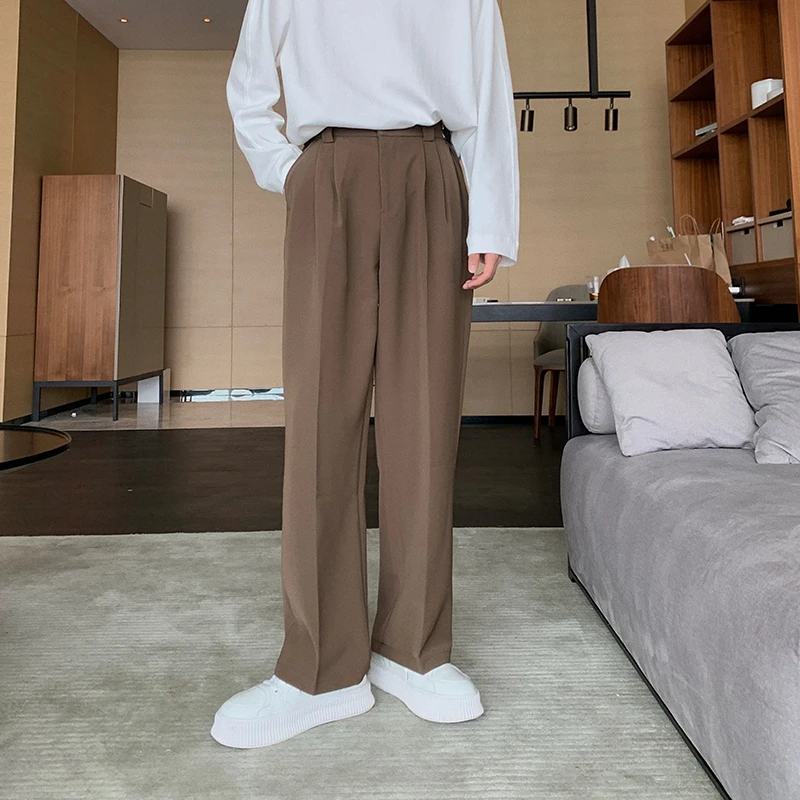 Hualun溯源好物男裤垂感休闲长裤直筒宽松裤显瘦百搭春秋Ann18932