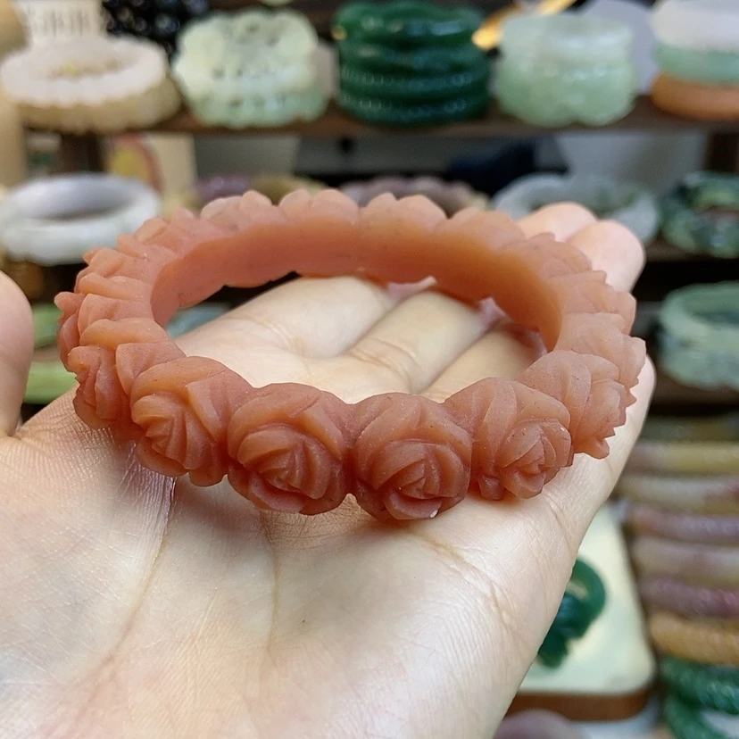 【闪购商品】石英质玉手镯合金小*猫定制