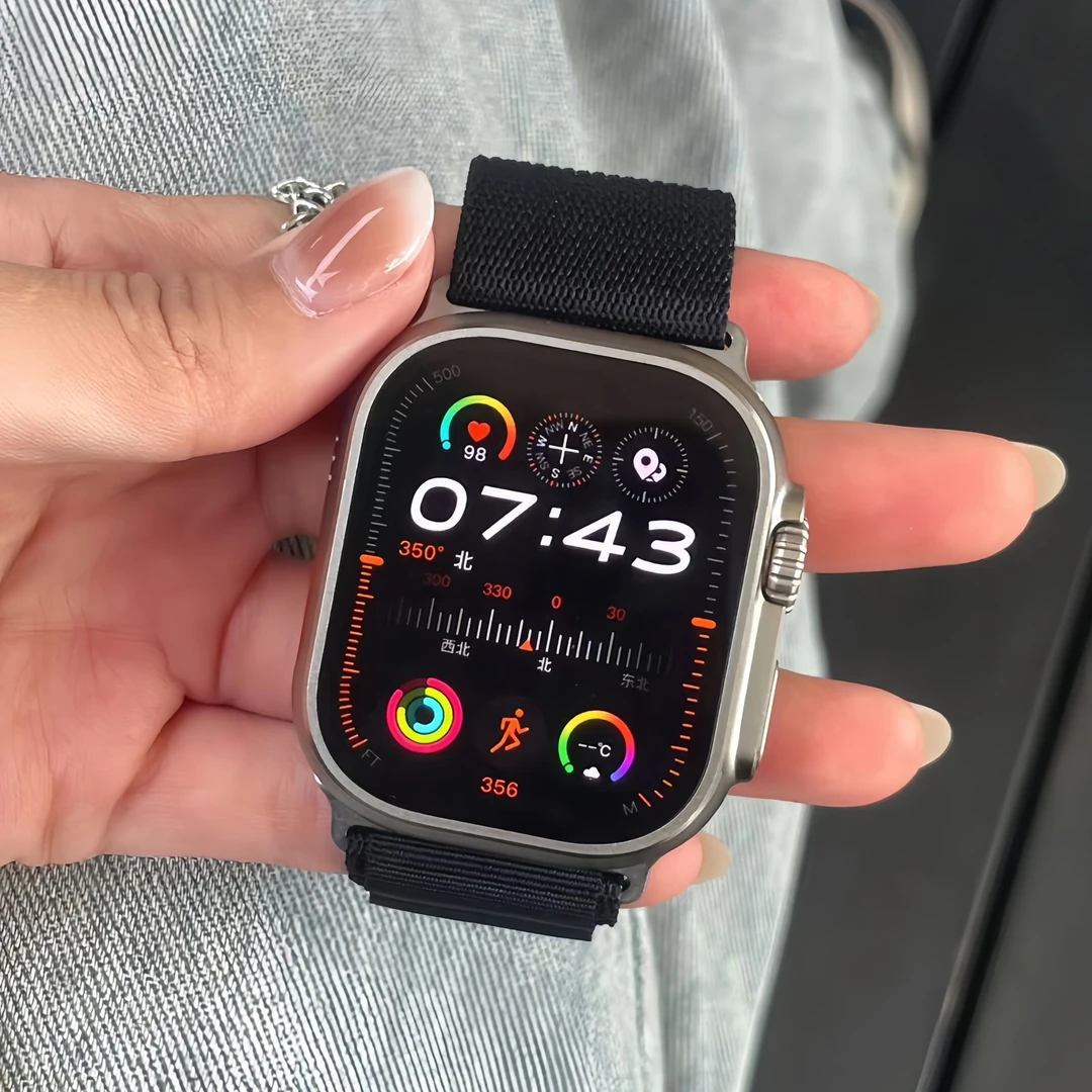 【新春爆款】潮流多功能智能手表顶配版Ultra录音运动电话相册NFC