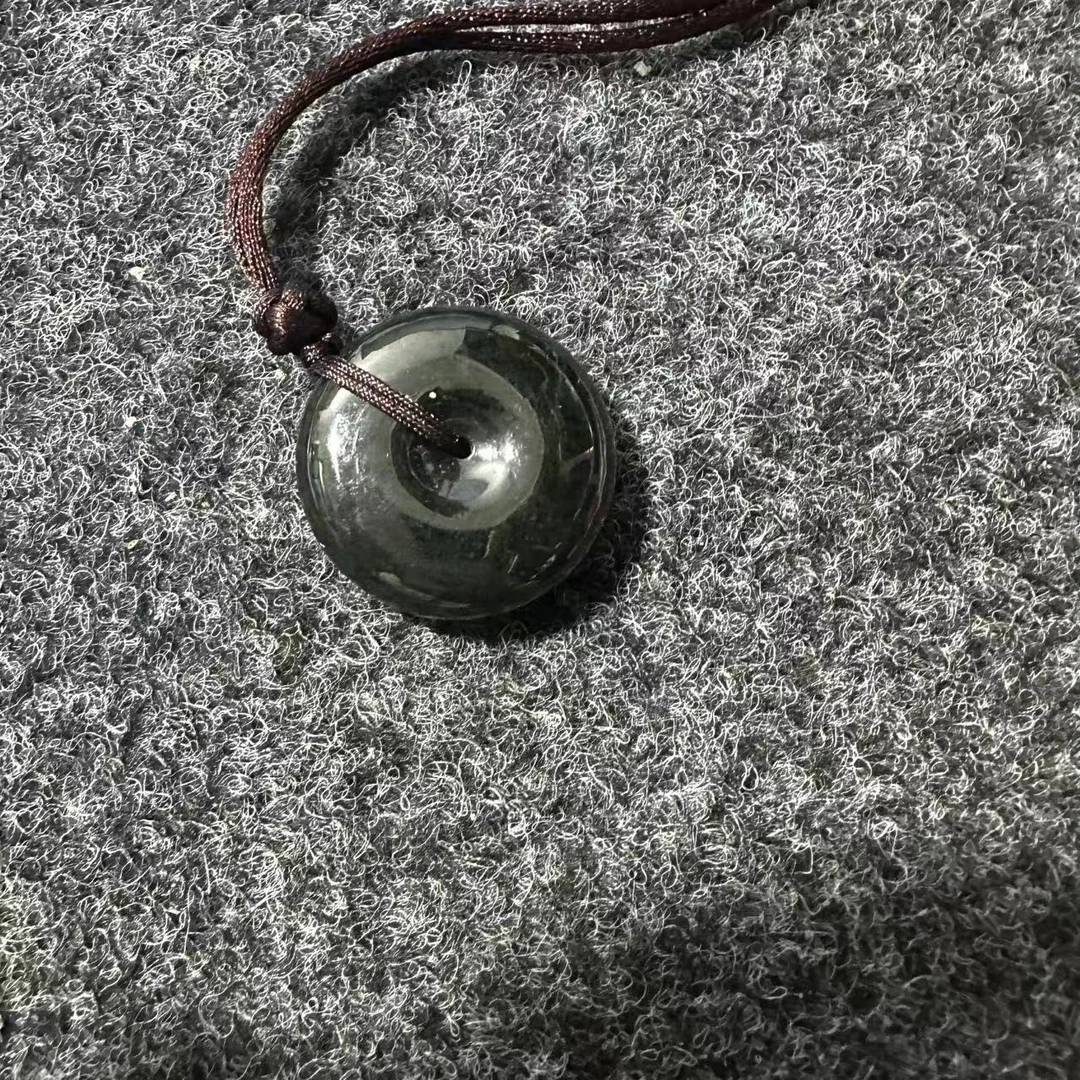 和田玉平安扣 吊坠