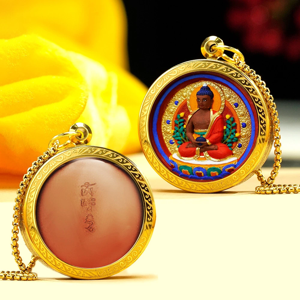 钛钢陶瓷吊坠 项坠擦擦金色挂坠配饰饰品手工坠饰