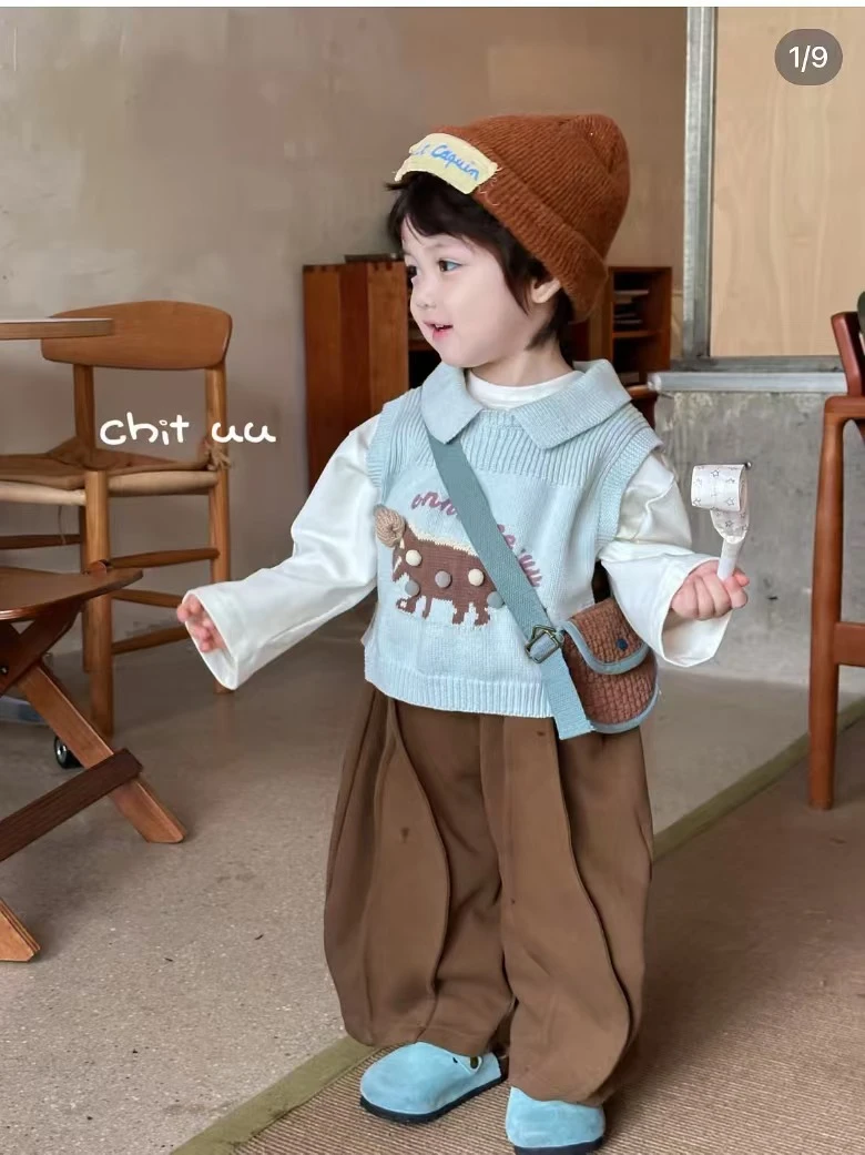 〖断码D201-300〗宝宝春夏儿童秋衣裤短裤短袖套装洋气休闲宽松百搭