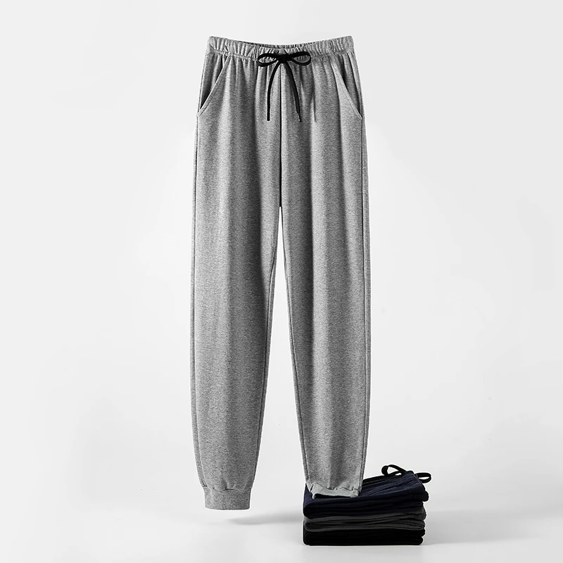 男士睡裤春秋款纯棉单条睡衣家居服长裤可外穿大码秋冬季家居裤