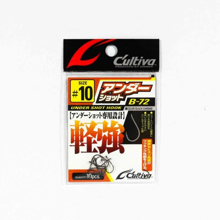 OWNER欧纳 B-72 软虫倒钓钩 11536 欧娜管付鲈鱼鳜鱼路亚软饵钩