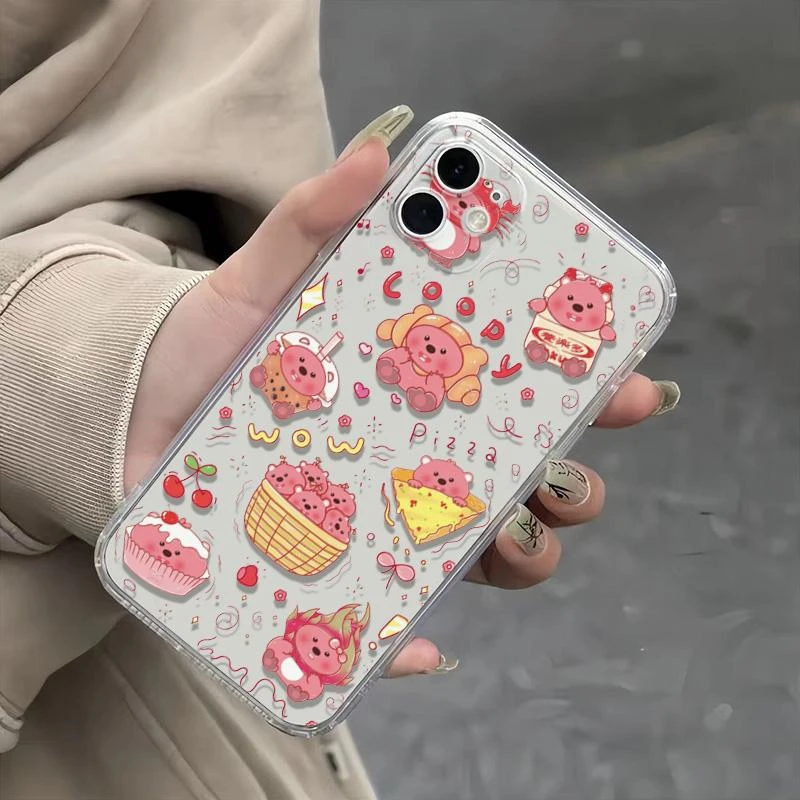 适用iphone15苹果卡通手机壳14promax软胶13pro透明12/11/xr/7p/8