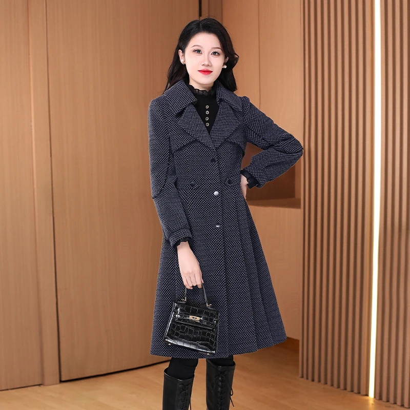 【加棉现货发】优雅新款气质大气减龄休闲收腰显瘦外套22995-LS