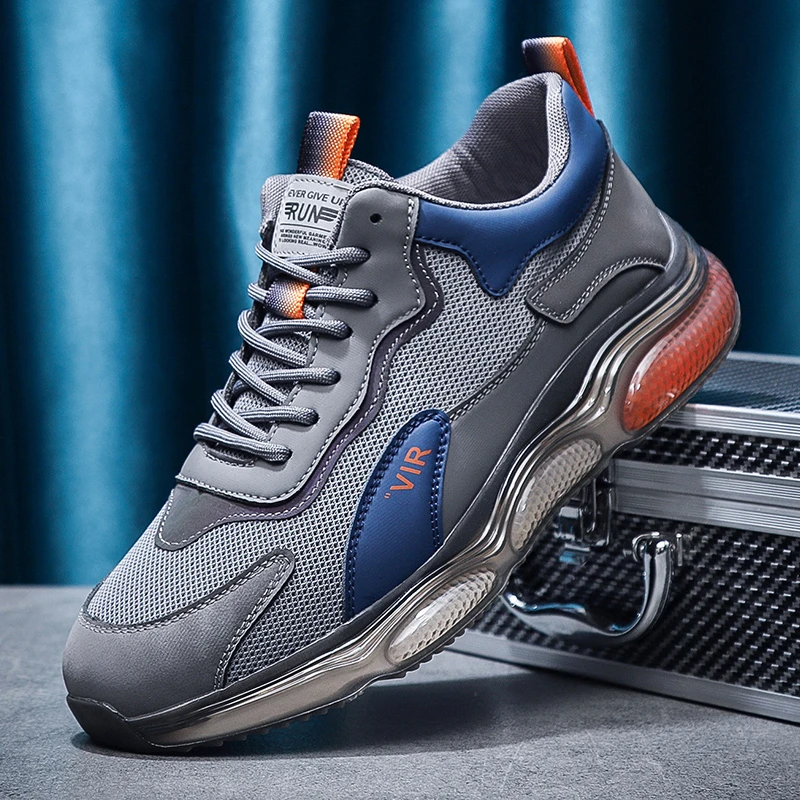男鞋夏季2024新款网面透气软底运动减震男士跑步鞋休闲鞋-2388-1