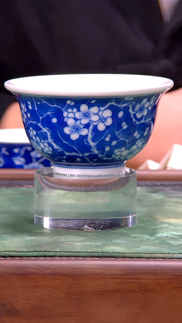 【闪购商品】陶瓷冰梅压手杯