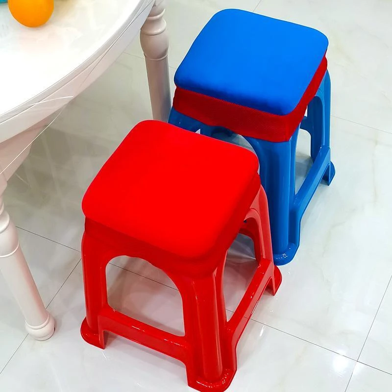 塑料胶凳子垫子坐垫屁垫椅子套罩正方形超软冬季保暖家用久坐神器