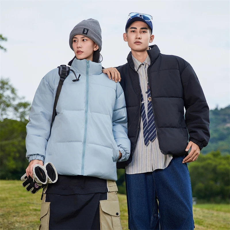 情侣款棉服时尚百搭保暖冬季面包服外套