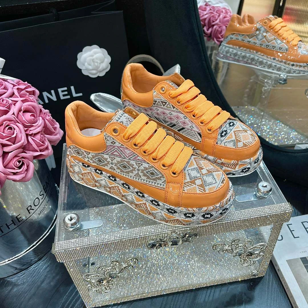 雪梨潮钻鞋【断码福利】专柜满钻女鞋乐福百搭轻奢透气休闲鞋低帮鞋