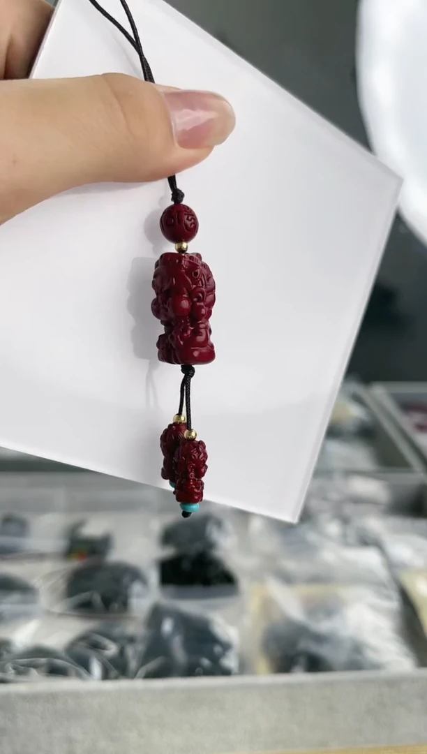 【闪购商品】水晶手机链未镶嵌朱砂手机链 多样性发一