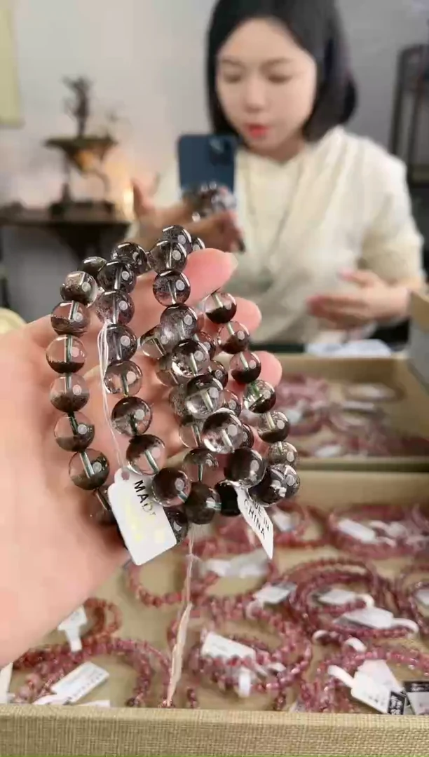 【闪购商品】水晶手串未镶嵌绿幽灵单圈 多样性发一