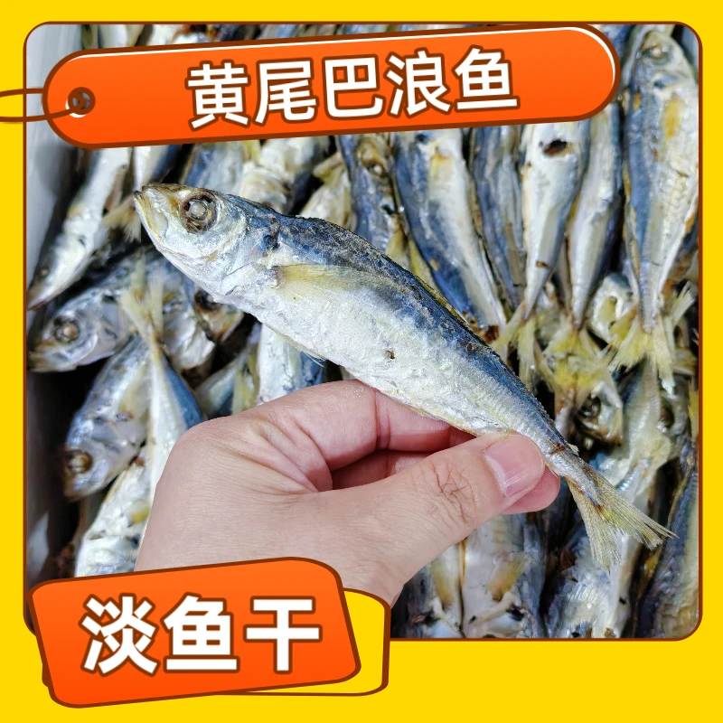 黄尾巴浪鱼淡鱼干新货干货海产小鱼干（冰箱冷冻保存）
