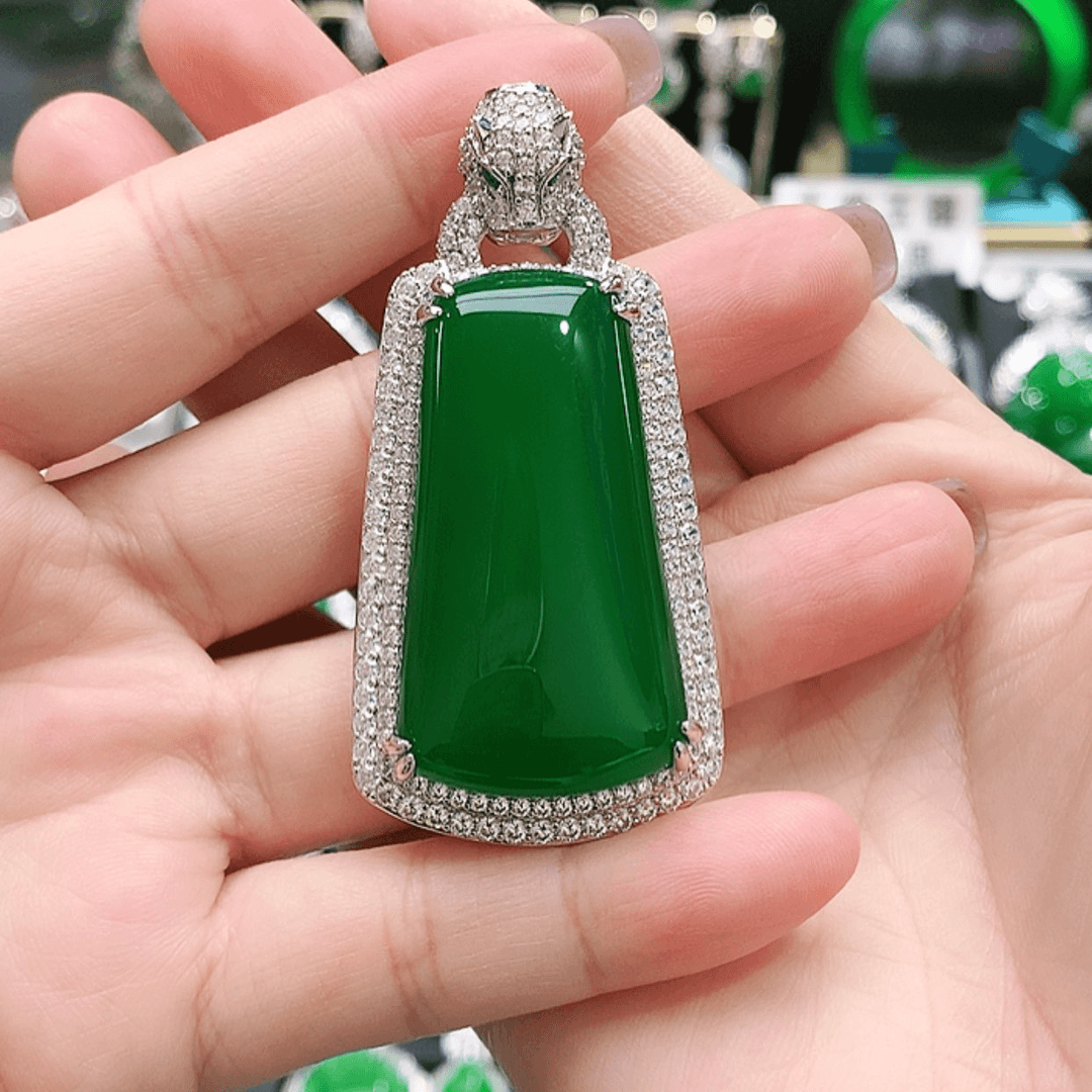 【闪购商品】玛瑙/玉髓吊坠银S925镶嵌