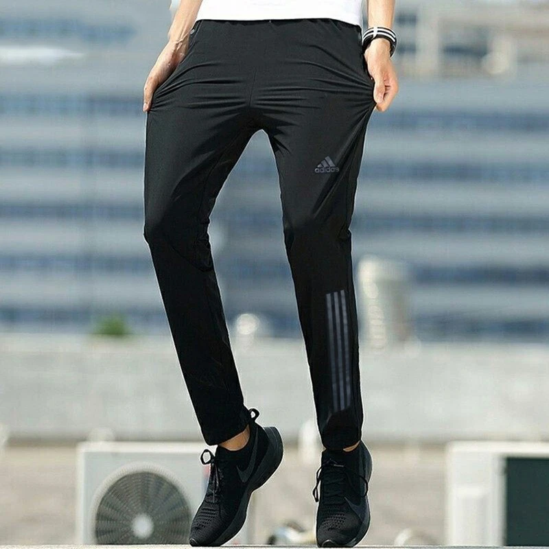 Adidas阿迪达斯男裤2023夏款休闲裤运动裤束脚透气梭织长裤CG1506