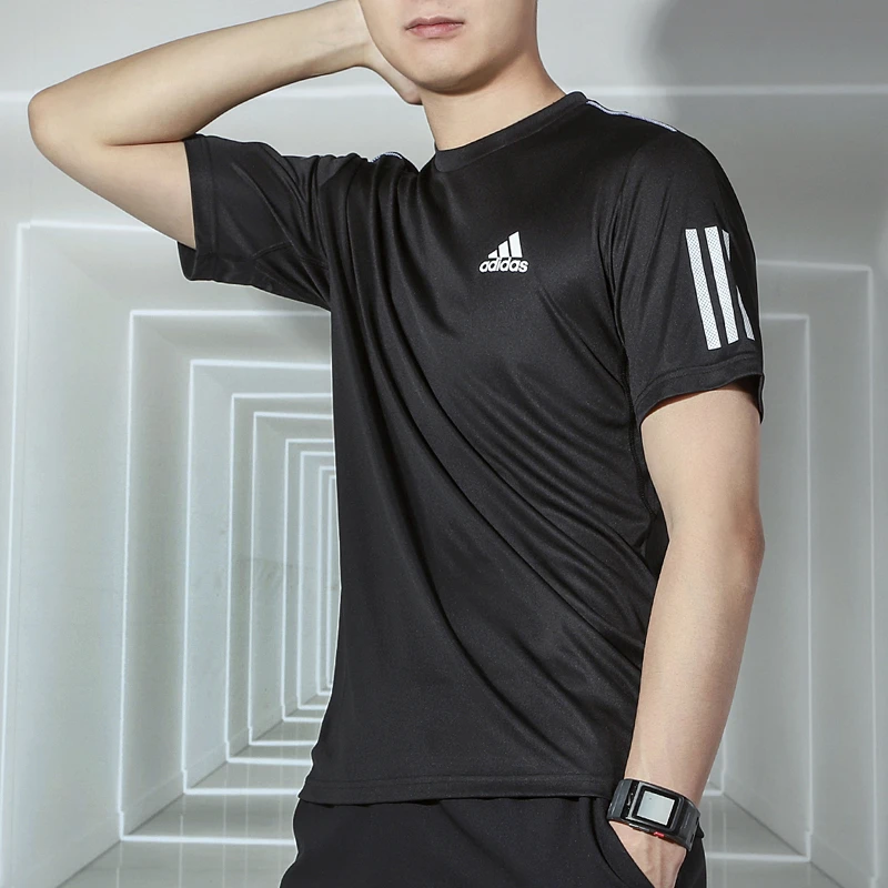 Adidas阿迪达斯男装短袖2023夏季运动薄款休闲透气速干T恤 DU0859
