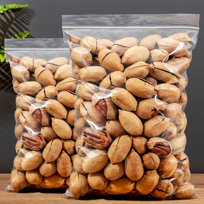 【欣选】碧根果大颗粒奶香味坚果零食袋装净重250g500g1000g热卖