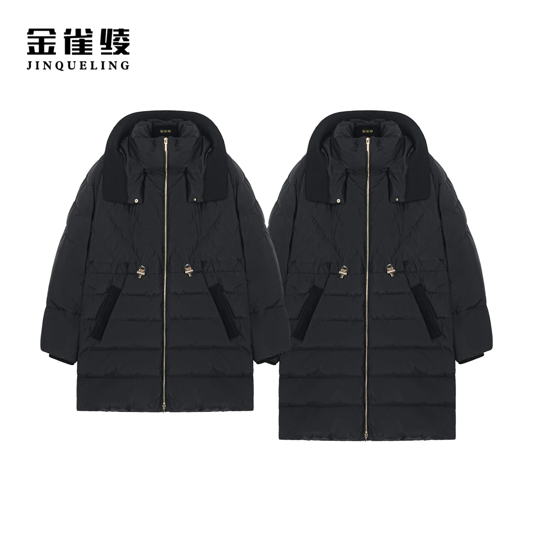 金雀绫【千金大小姐】冬季新款90白鸭绒时尚百搭羽绒服KDY87