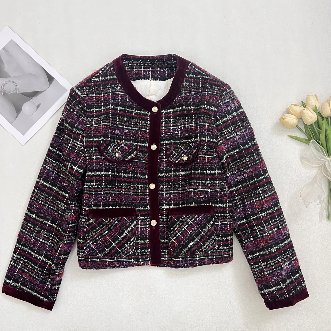 【叶子服饰】秋冬新款时尚气质小香风外套1897