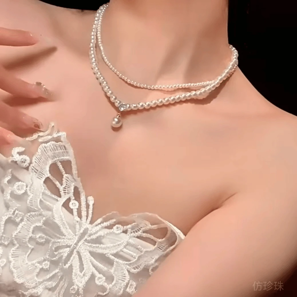 高级感锁骨链气质时尚项链J670