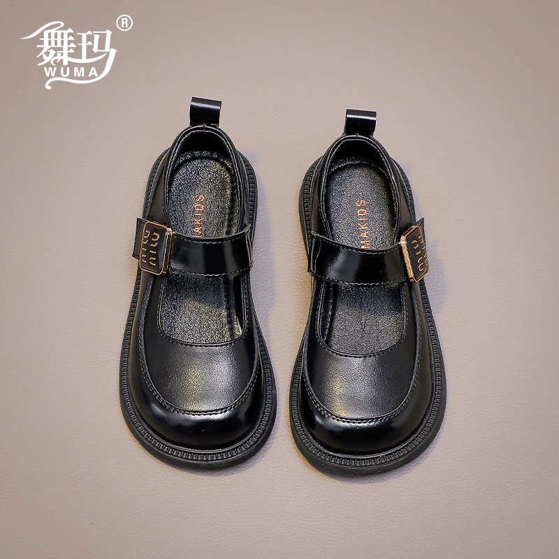 女童鞋子儿童真皮公主鞋2024新款春秋款小女孩春季单鞋软底411070