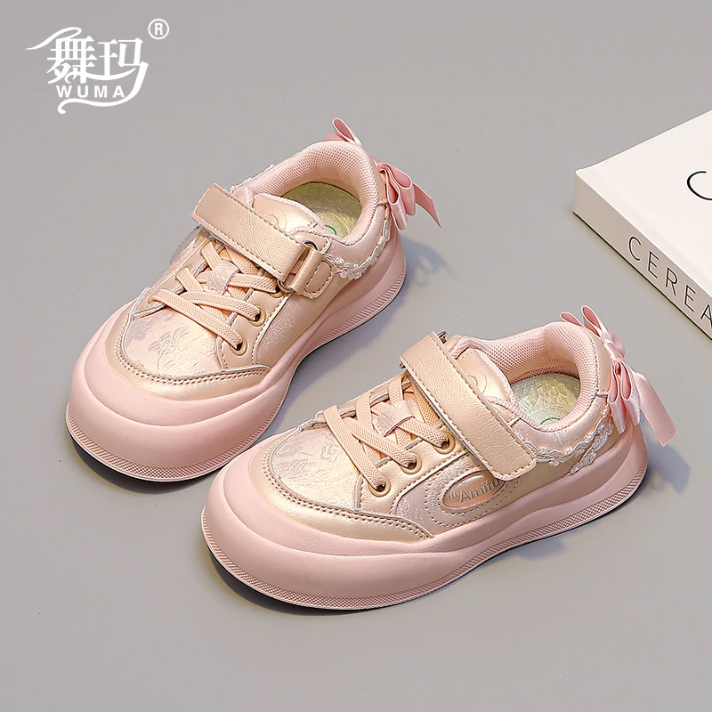 女童鞋软底运动鞋2024新款春秋款秋季时尚透气春季学生板鞋432199