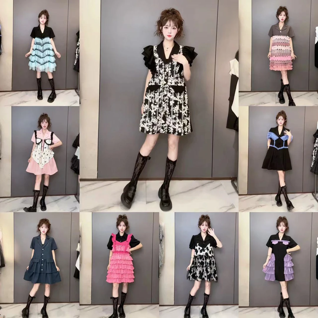 【粉丝福利 】小众设计款时尚大气集合衬衫连衣裙