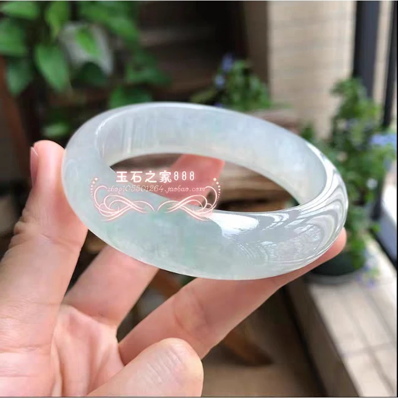 新店福利 手镯女款浅绿镯子少女手镯饰品精美闺蜜气质加厚