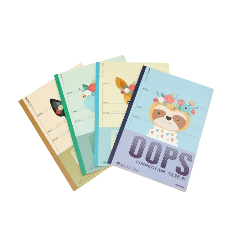 TOPTEAM千千圈错题本中小学生错题整理本B5无线胶装错题本