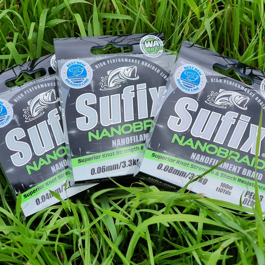 Sufix/梭飞士NANO纳米编织线微物柔软精细作钓鱼线路亚马口100米