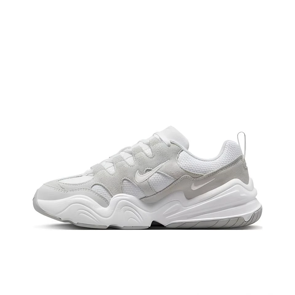 Nike Tech Hera DR-9761-100 减震防滑休闲鞋 低帮 女款 白灰色