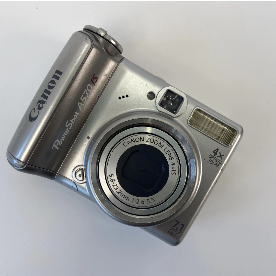 95新 Canon/佳能 A570IS 710万像素4倍光学变焦复古银ccd